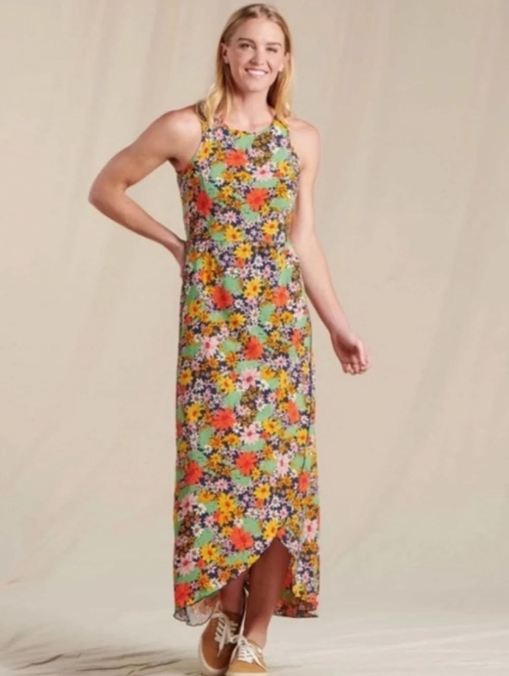 Toad&Co | Dresses | Toadco Sunkissed Floral Highlow Maxi Dress Vacay Beachy  Spring Summer Medium | Poshmark